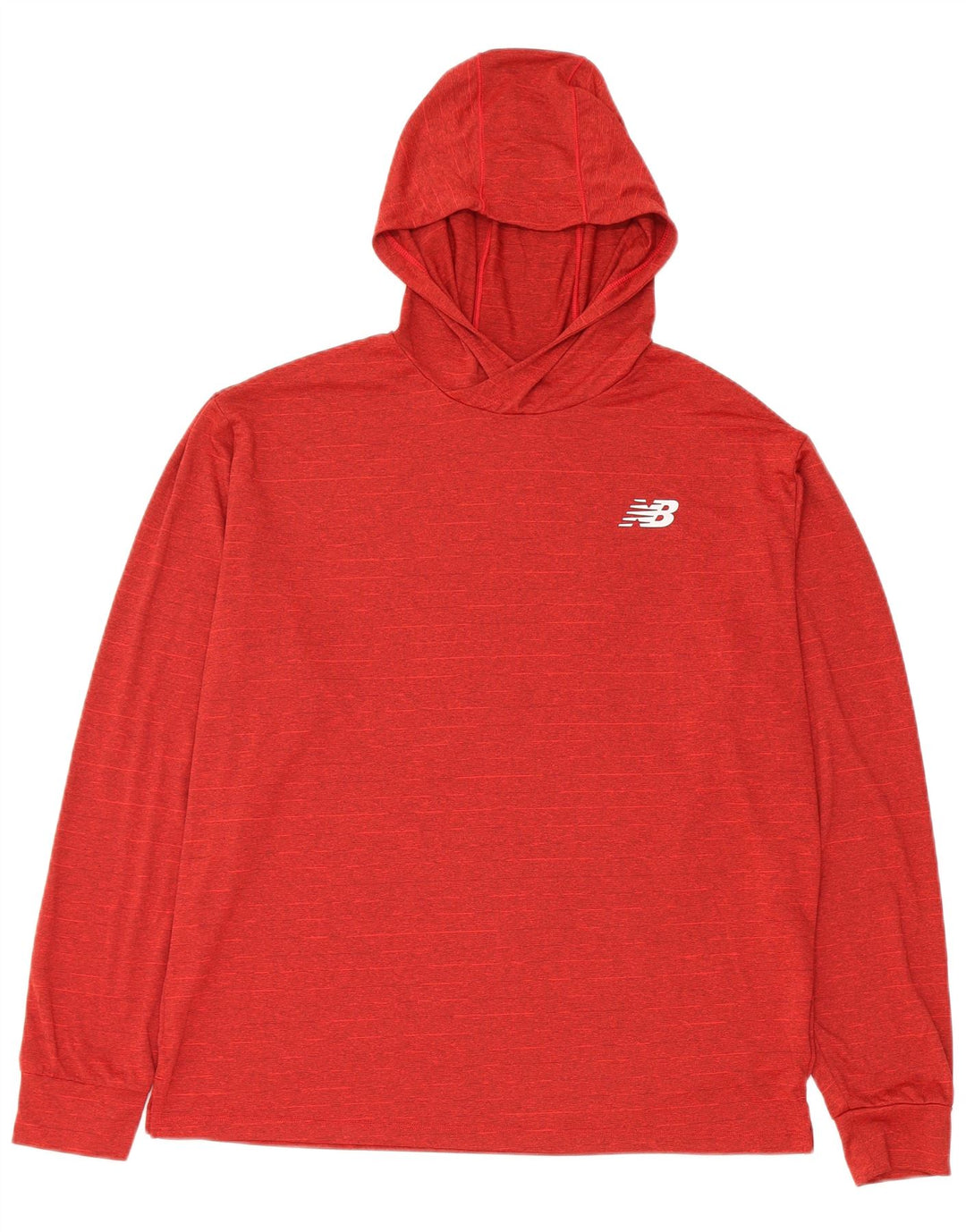 Damska bluza z kapturem New Balance UK 14, średni czerwony poliester