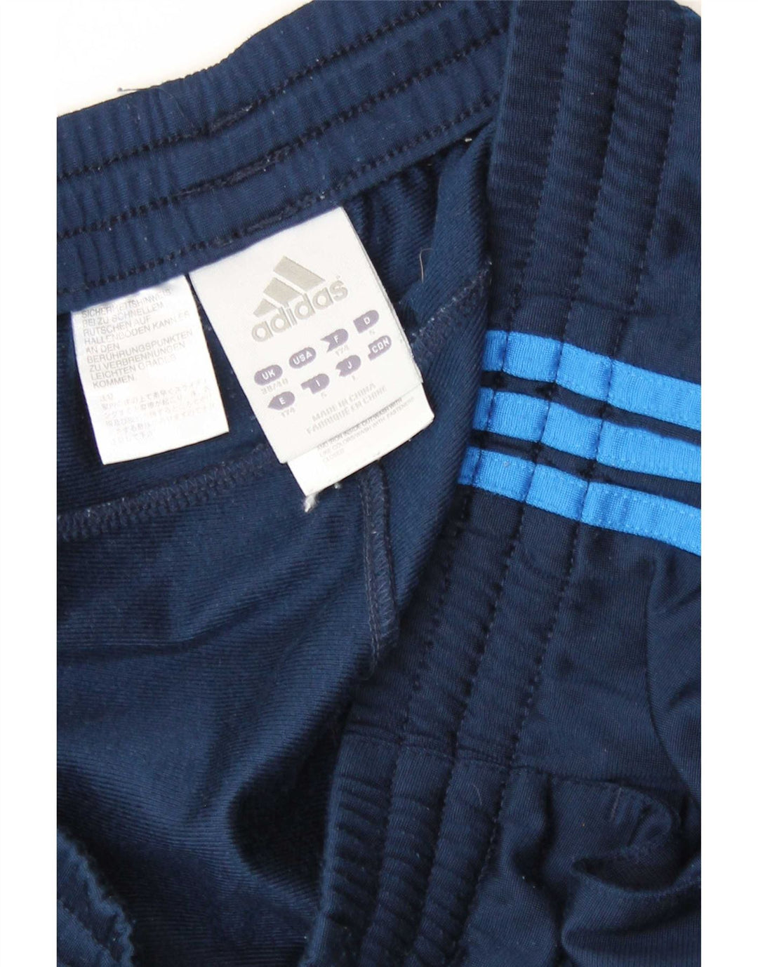 Męskie spodnie dresowe Adidas UK 38/40 Średni granatowy poliester