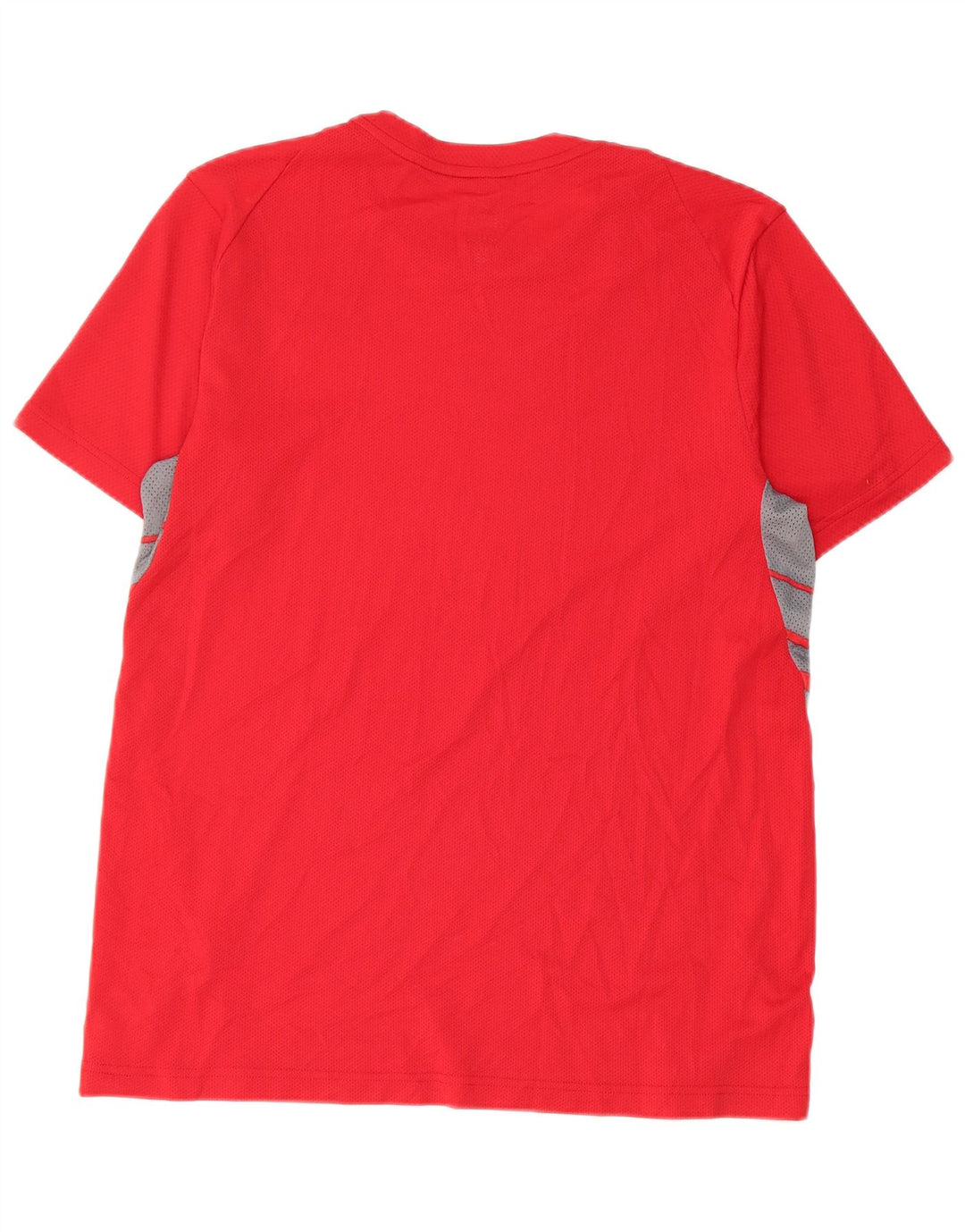 Męski T-shirt Nike Dri Fit, duży, czerwony, poliestrowy blok kolorów