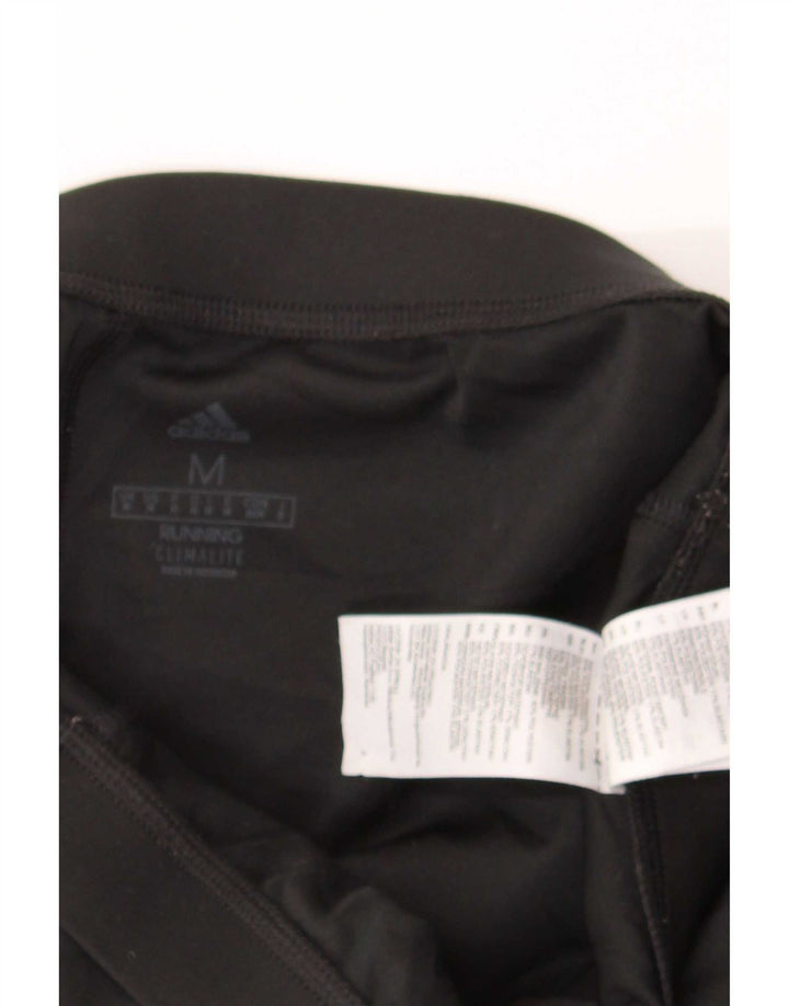 Damskie spodnie dresowe Adidas Climalite UK 12, średni czarny poliester