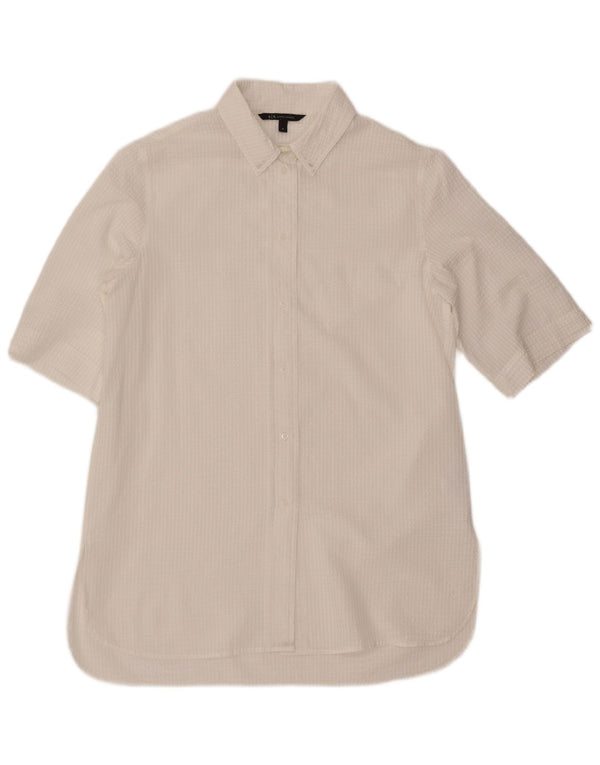 ARMANI EXCHANGE Damska sukienka koszulowa UK 14 Średniobiałe prążki