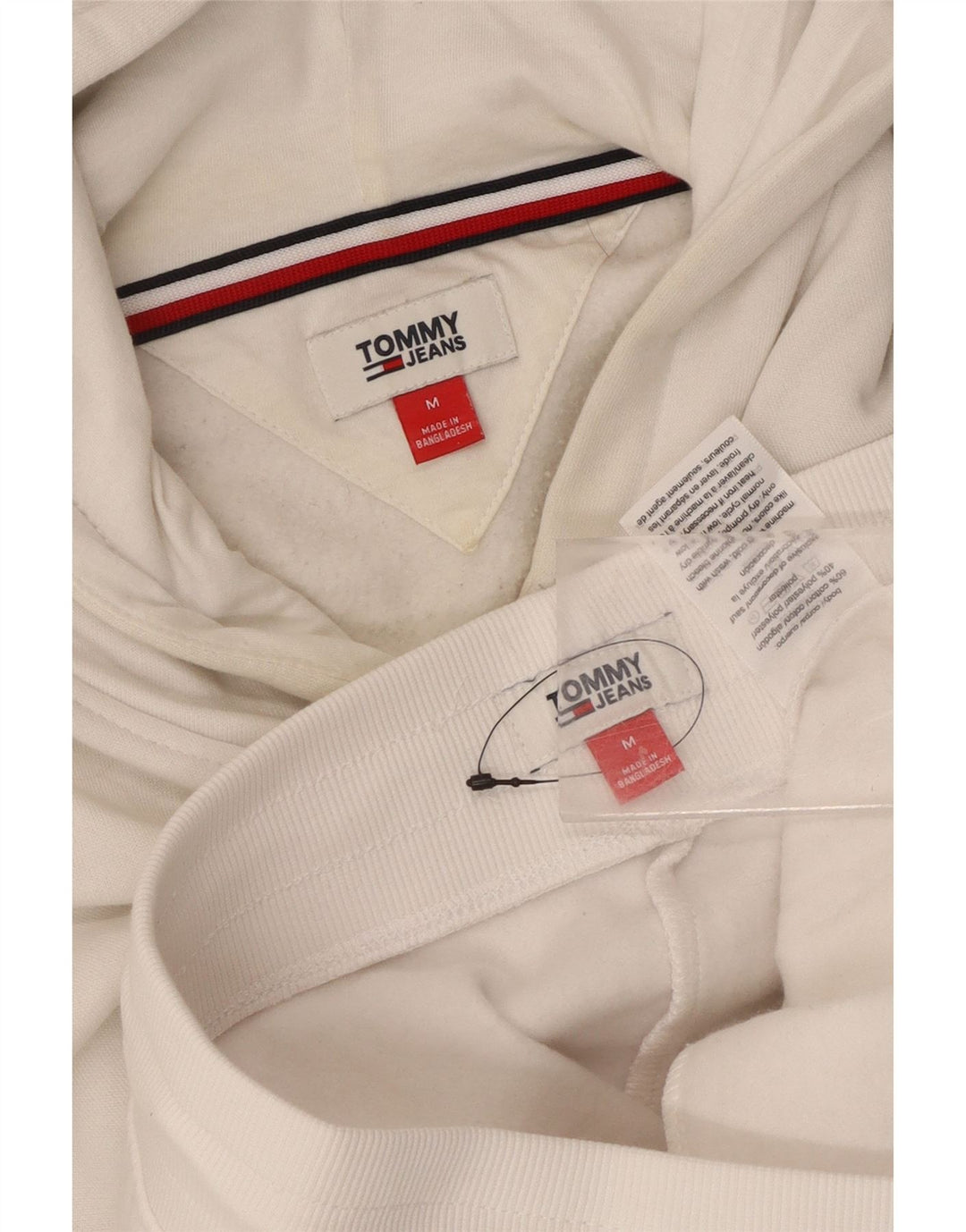 Damski pełny dres Tommy Hilfiger Graphic UK 14, średni, biały, bawełniany