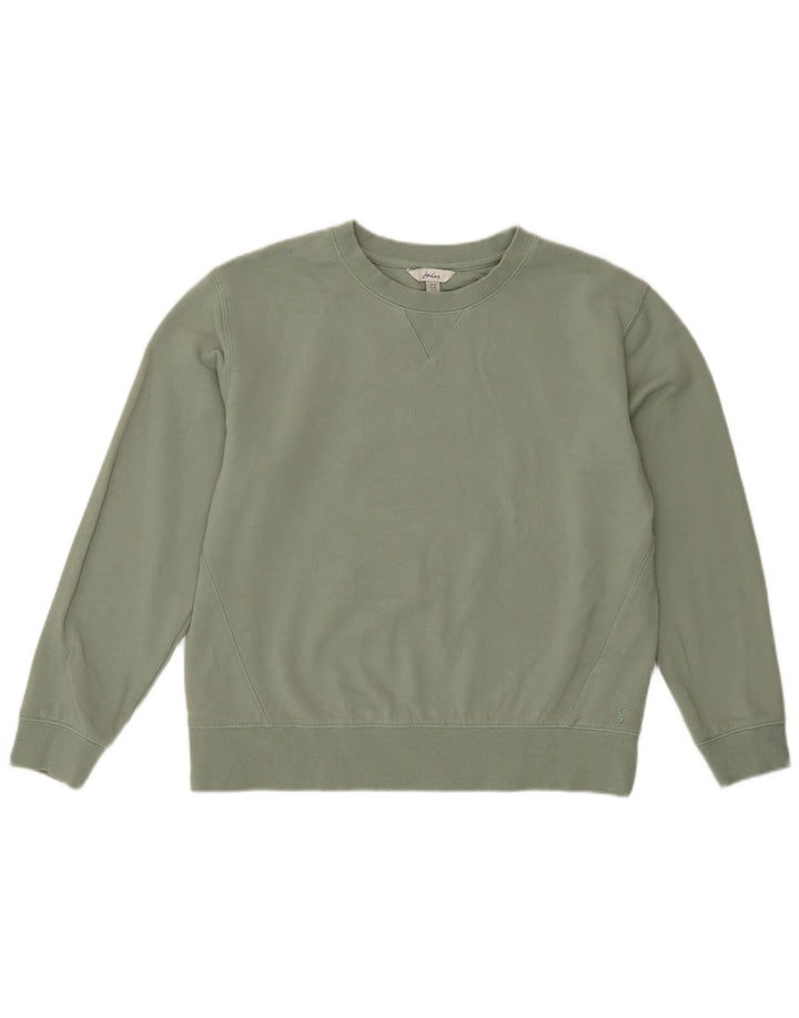 Damski sweter oversize Joules UK 10 Small, zielony, bawełniany