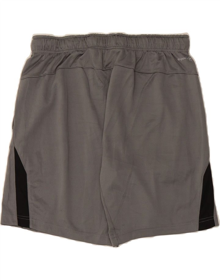RUSSELL ATHLETIC Mens Sport Shorts Large  Grey Colourblock Polyester Vintage Russell Athletic and Second-Hand Russell Athletic from Messina Hembry 