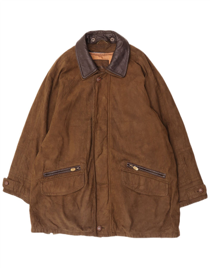 Płaszcz męski B.S.M. UK 42 XL Khaki, poliamid