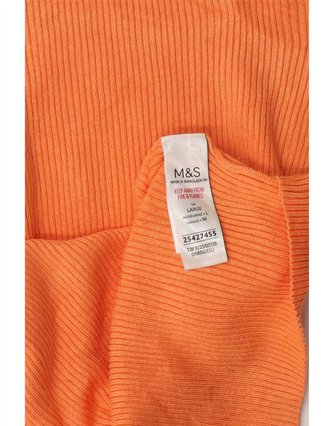 T-shirt damski Marks & Spencer Top UK 14, duży, pomarańczowy, wiskoza