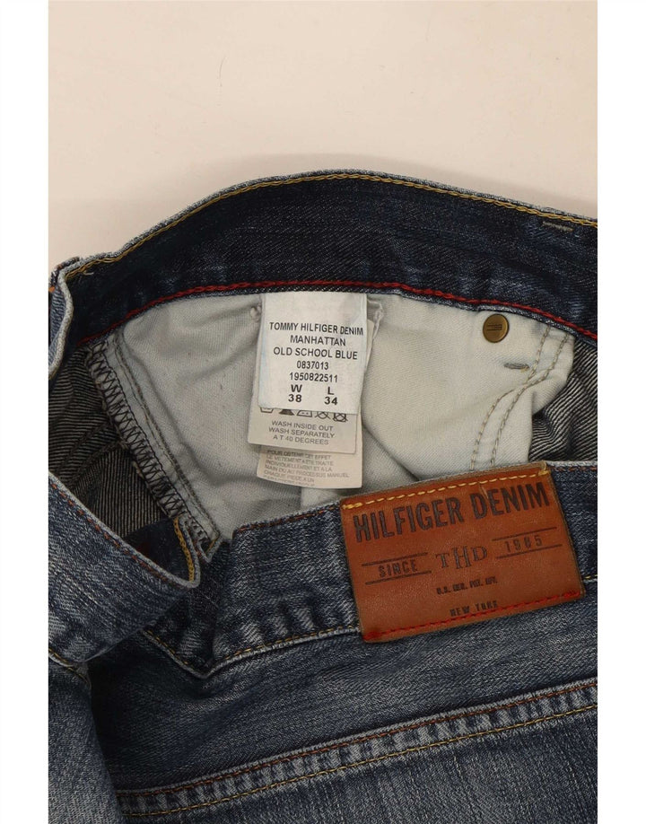 Męskie jeansy Bootcut Tommy Hilfiger W38 L34 Granatowe, bawełniane