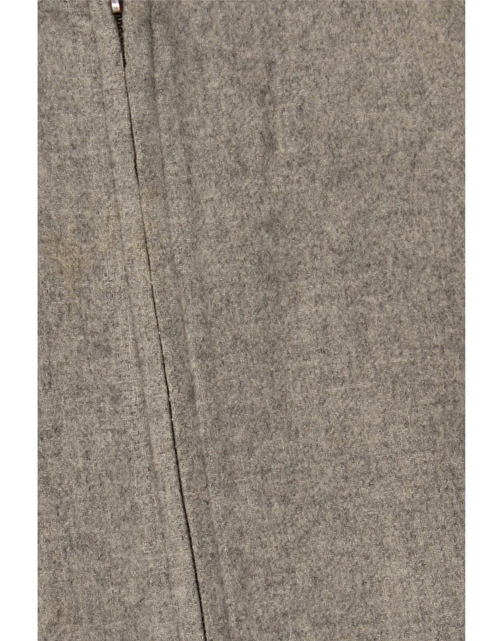 Damska kurtka bomberka z kapturem MASSIMO DUTTI UK 16, duża, szara