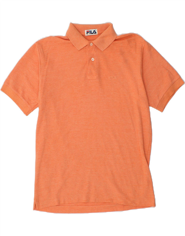 FILA Mens Polo Shirt IT 46 Small Orange Vintage Fila and Second-Hand Fila from Messina Hembry 