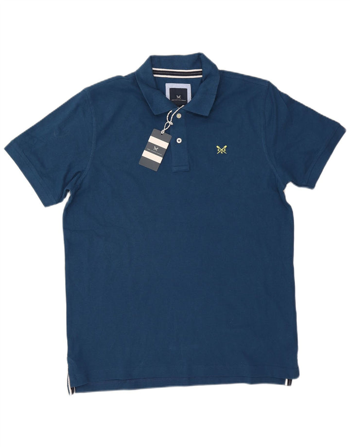 Męska koszulka polo Crew Clothing, duża, niebieska, bawełniana