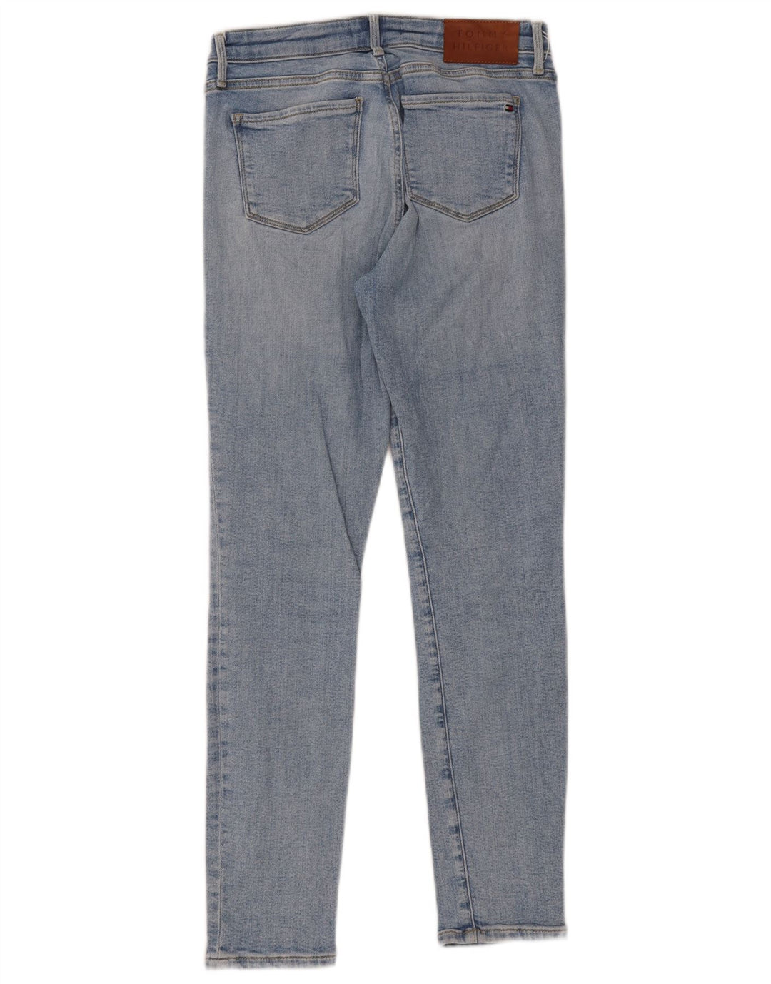 Damskie dżinsy Tommy Hilfiger w trudnej sytuacji W28 L27 Niebieska bawełna
