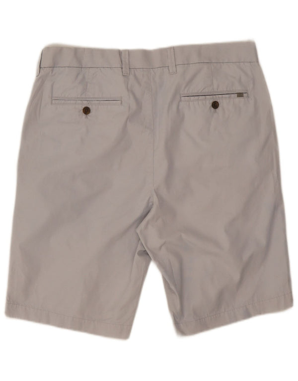 Męskie spodenki Chino Marks & Spencer W34, duże, szare, bawełniane