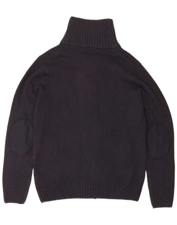 PIERRE CARDIN Męski sweter rozpinany, duży, granatowy, akrylowy