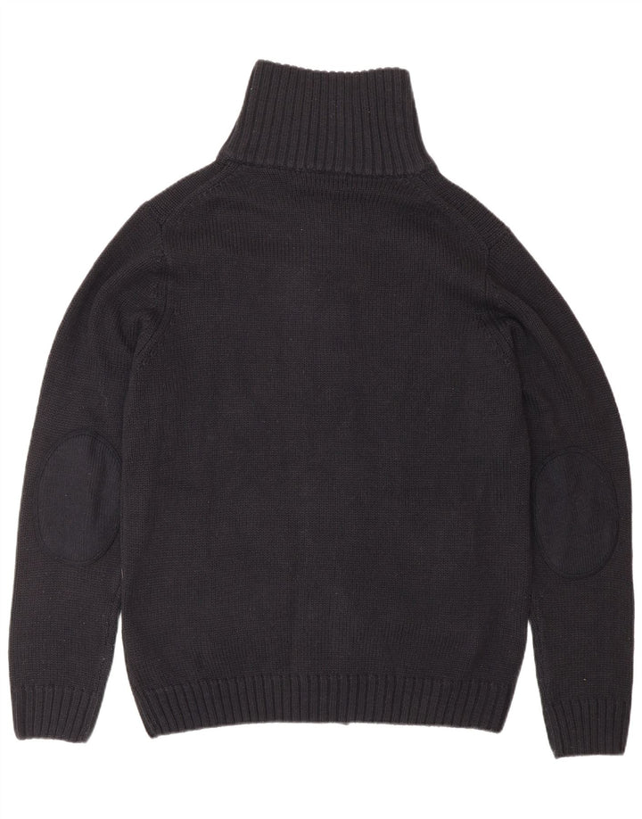 PIERRE CARDIN Męski sweter rozpinany, duży, granatowy, akrylowy