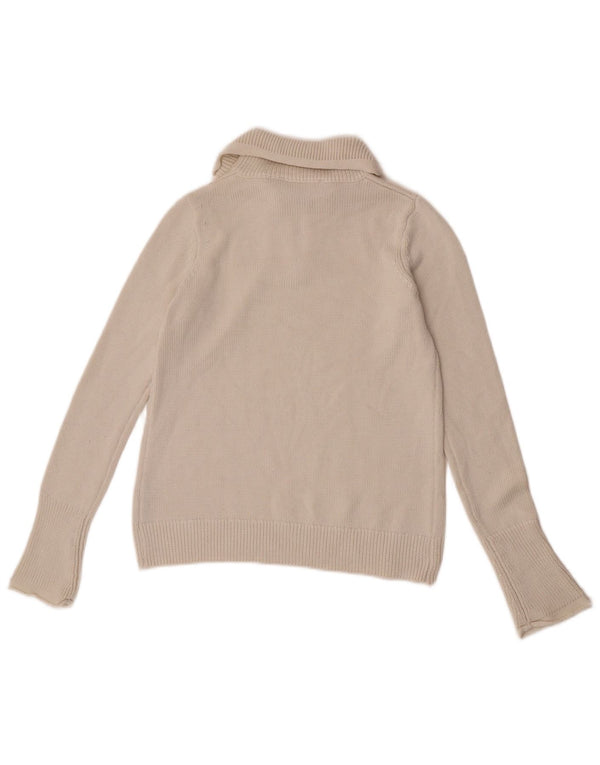 Sweter damski Zara z zamkiem błyskawicznym UK 12, średni biały
