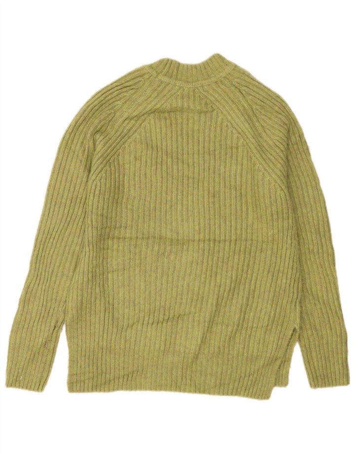 Marks & Spencer Damski sweter z golfem UK 10, mały zielony