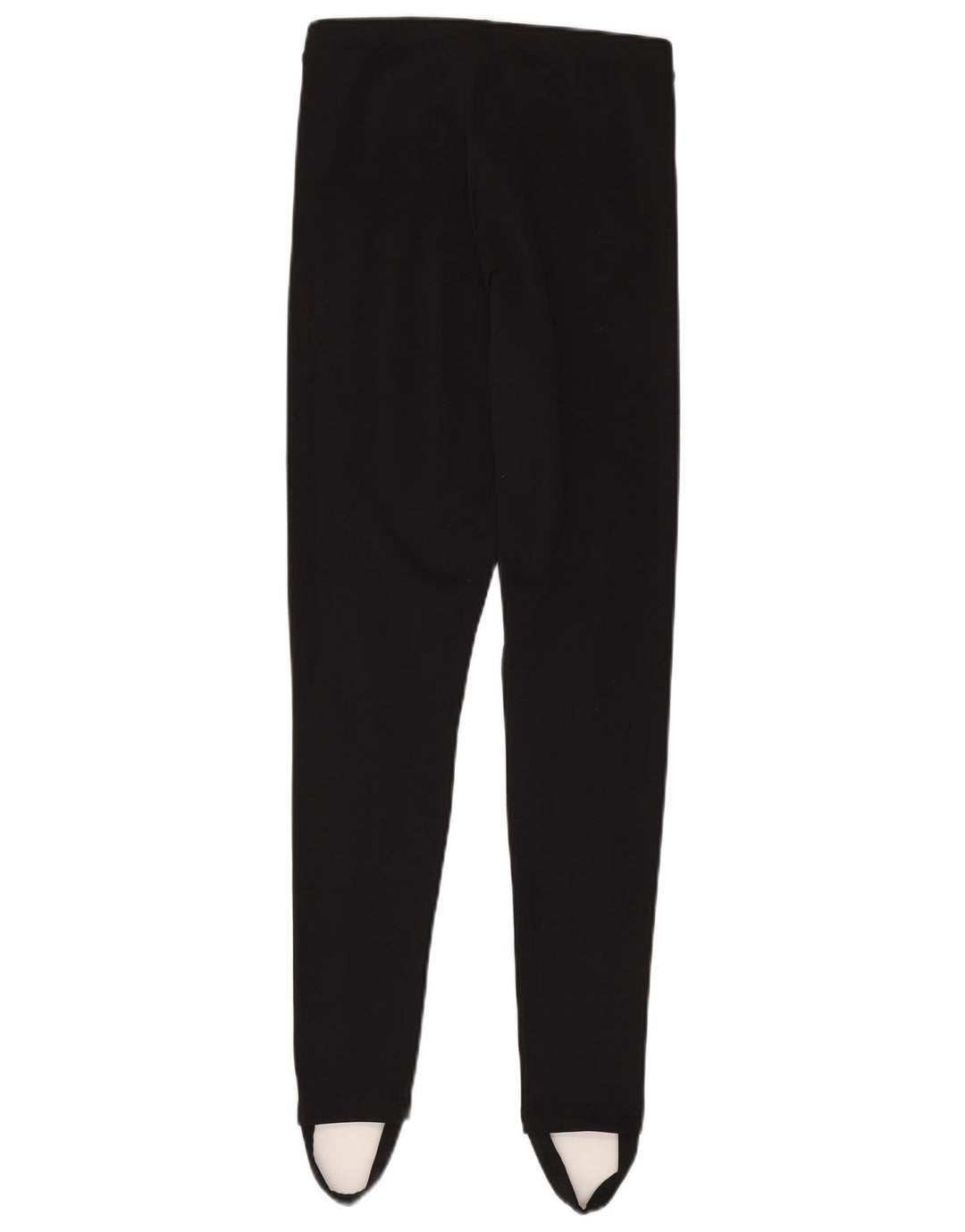 Damskie legginsy ADIDAS ze strzemionami UK 10, małe, czarne, poliestrowe