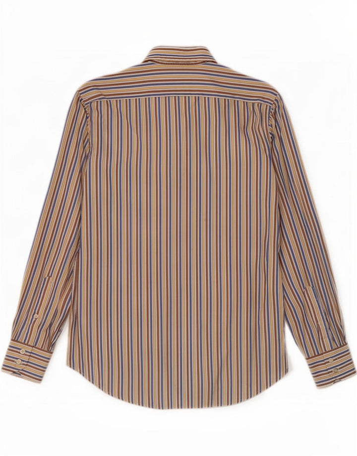 Męska koszula Brooksfield Slim Fit, rozmiar 39, w średnie wielokolorowe prążki