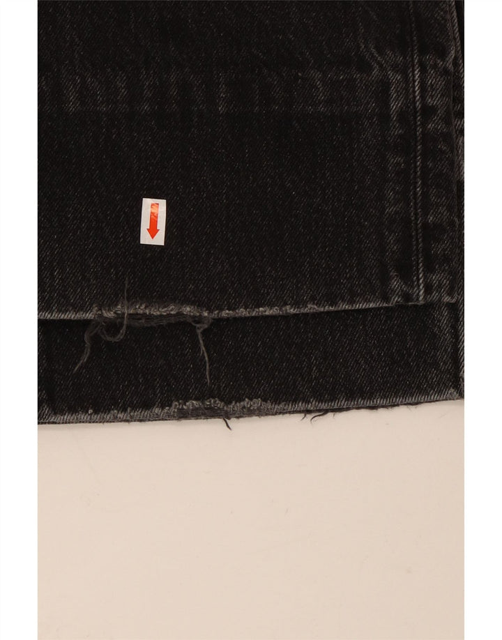 Męskie dżinsy LEVI'S 501 Straight W33 L31 Szara bawełna