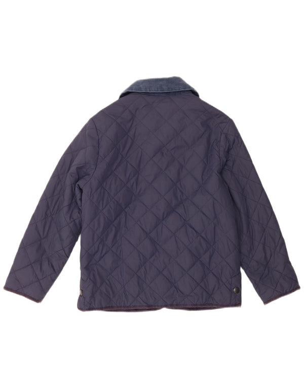 Damska pikowana kurtka Jack Wills UK 14, średni granatowy nylon