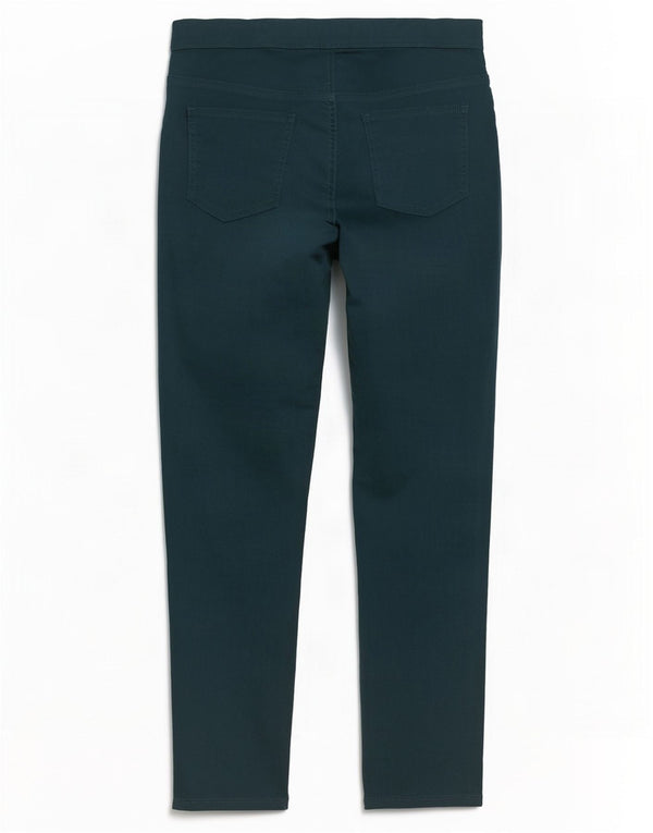 Marks & Spencer Damskie Crop Jegging Jeansy UK 16 Duże W36 L26 Zielona bawełna
