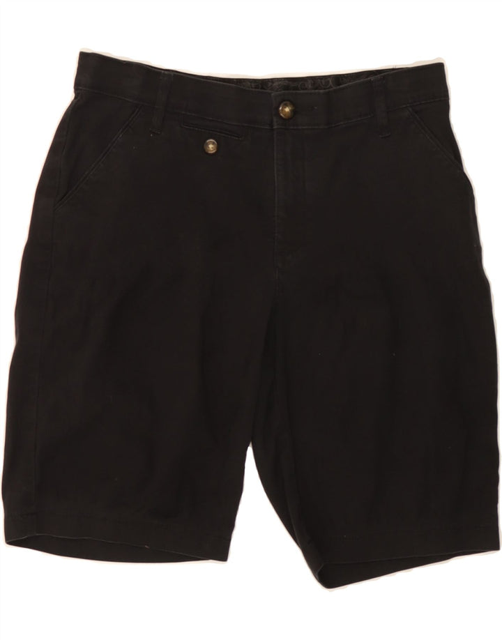 LEE Womens Chino Shorts US 8 Medium W30  Black Cotton Vintage Lee and Second-Hand Lee from Messina Hembry 