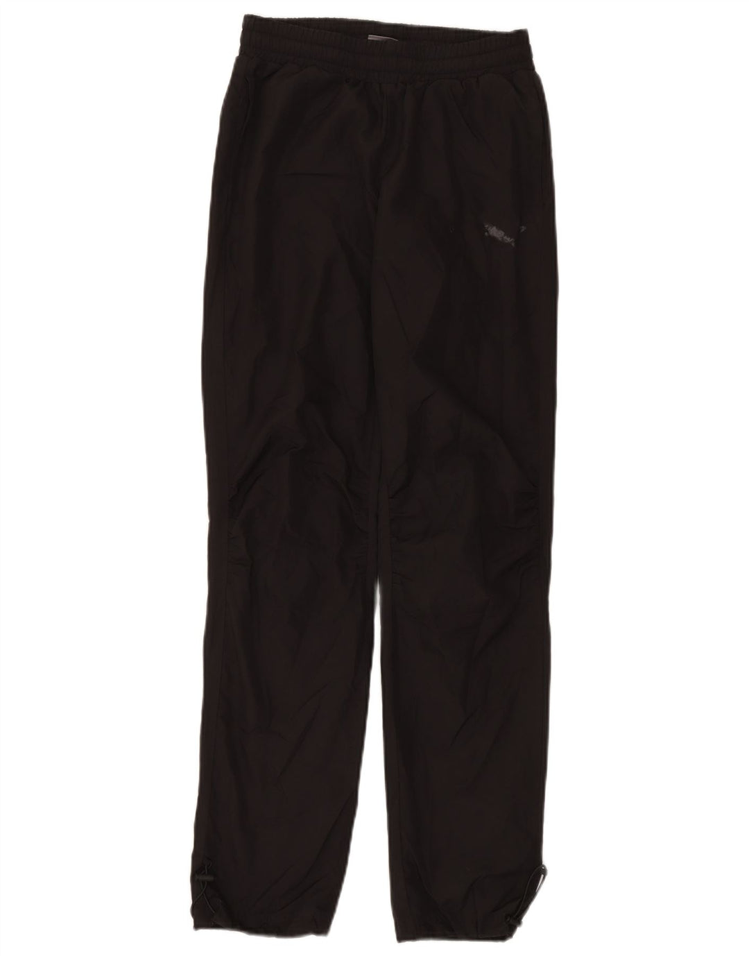 Damskie spodnie dresowe PUMA UK 8, małe, czarne, poliestrowe