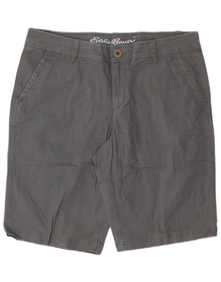 Damskie spodenki Chino Eddie Bauer US 8 Medium W32 Szara bawełna