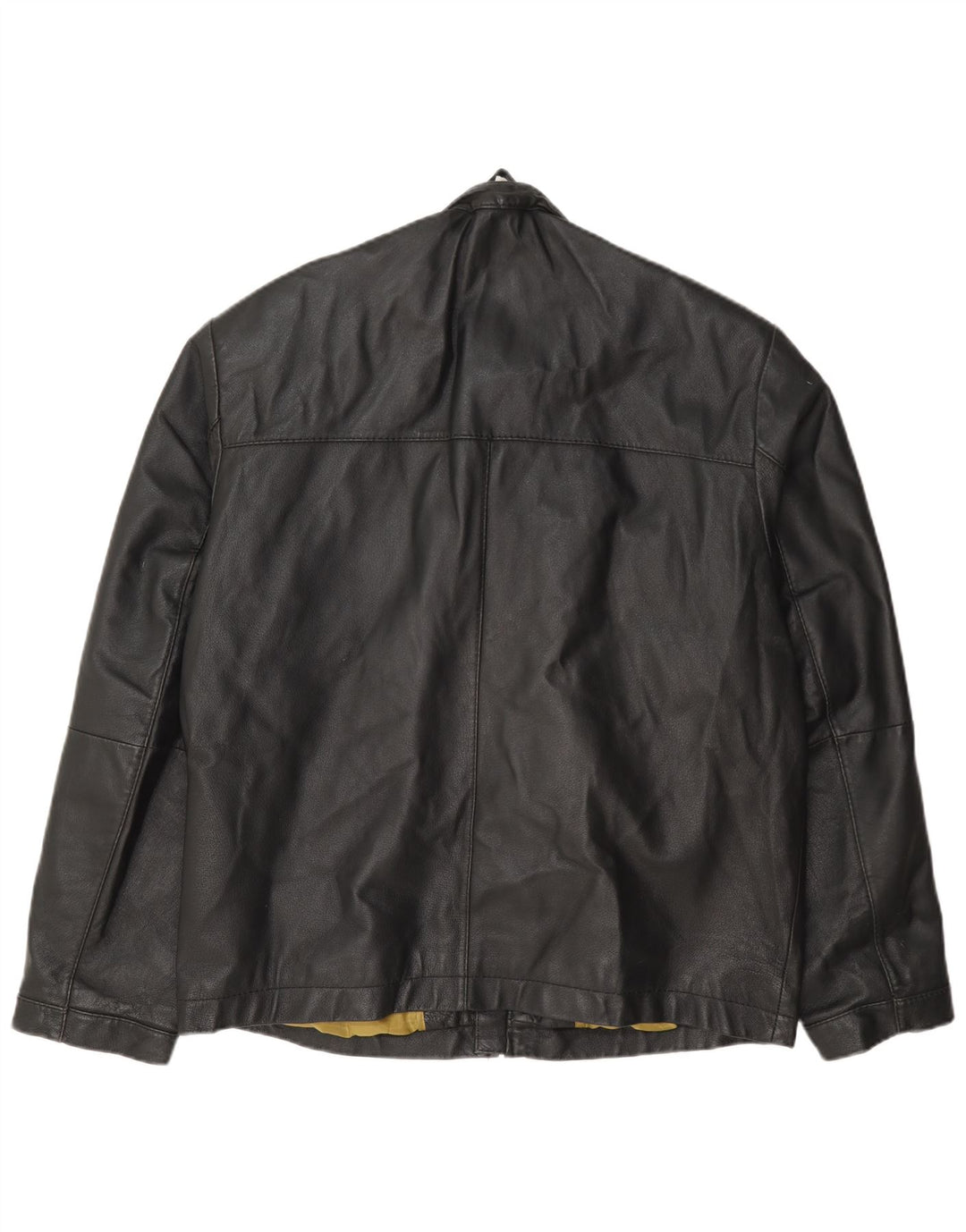 Pierre Cardin Męska skórzana kurtka bomber UK 40 duża czarna