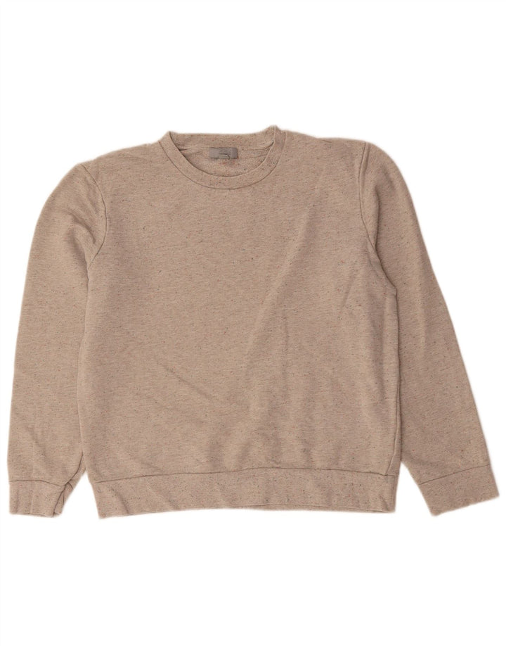 Bluza damska Cos Sweter UK 14 Średnia beżowa bawełniana nakrapiana