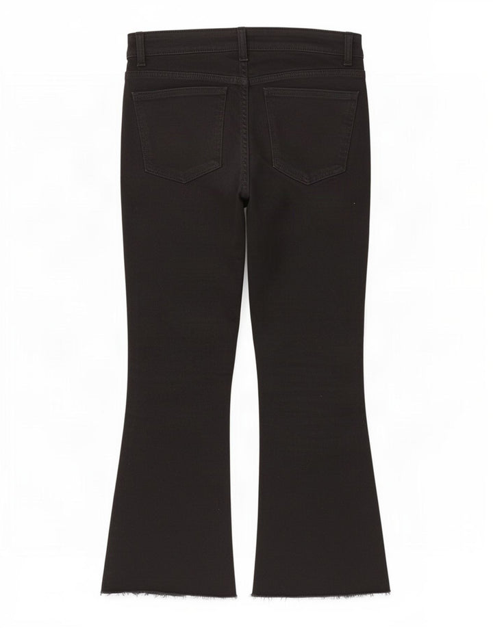 Jeansy damskie Zara Crop Bootcut EU 40 Medium W30 L25 Czarne