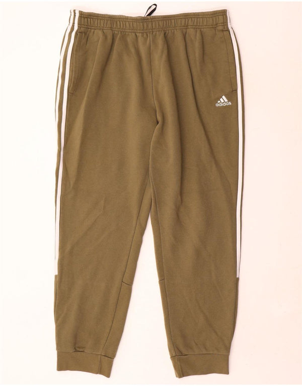 Męskie spodnie dresowe Adidas Joggers XL Khaki Cotton