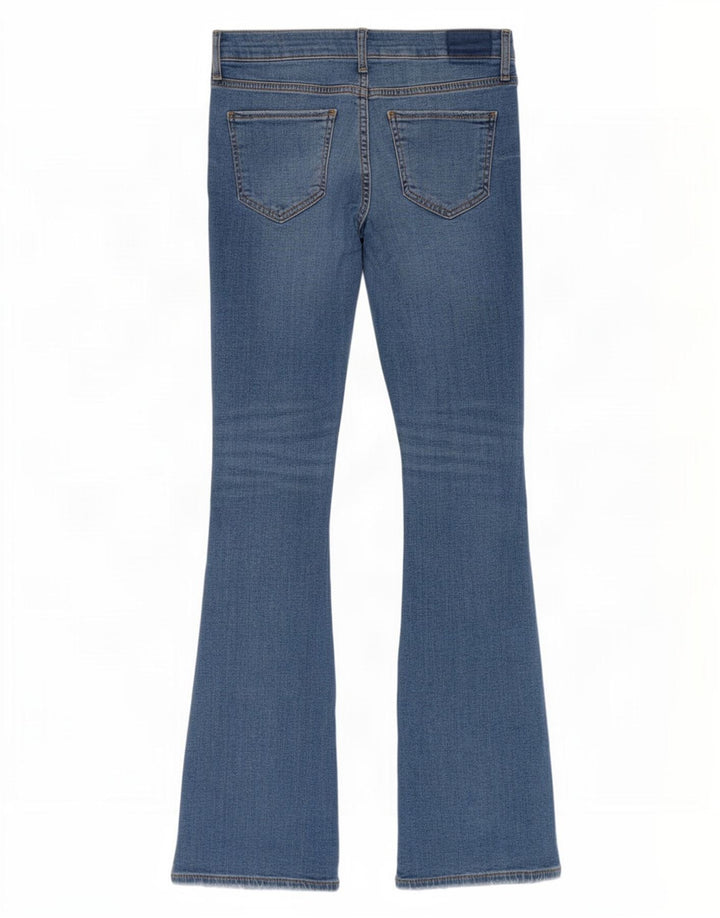 Damskie jeansy rozkloszowane Zara EU 38 Small W28 L32 Niebieskie bawełniane