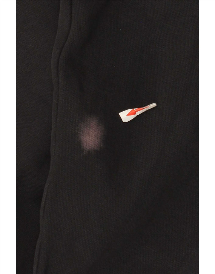 Damska bluza dresowa Nike Crop Oversize UK 14, średnia czarna bawełna