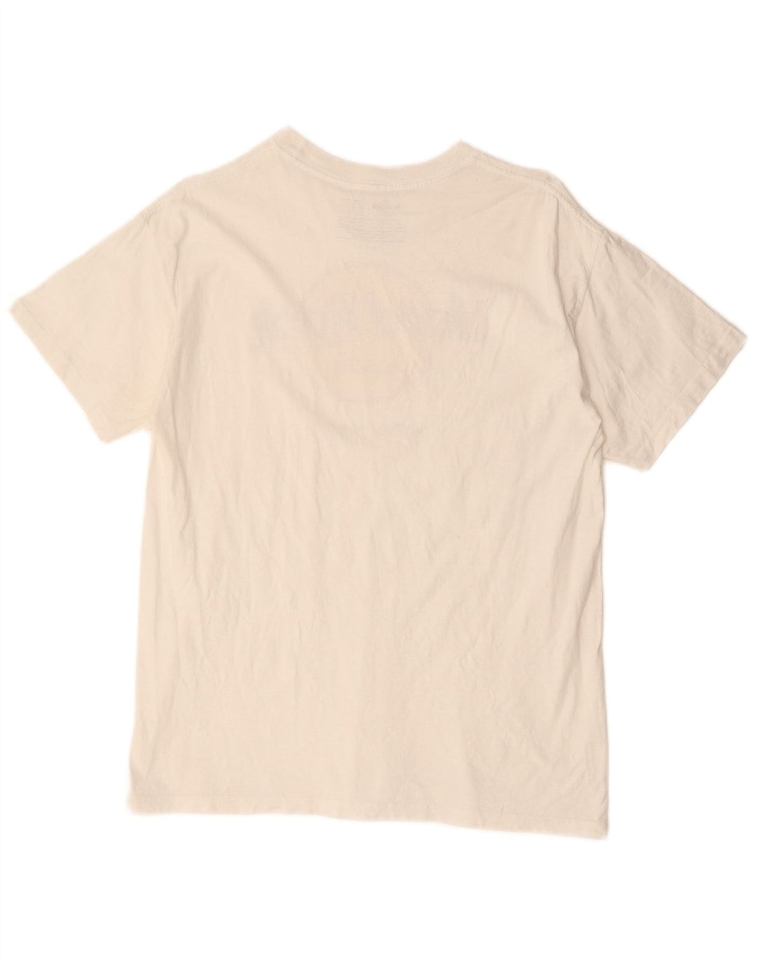 Damska koszulka z grafiką HARD ROCK CAFE Top UK 14 Średnia biała bawełna