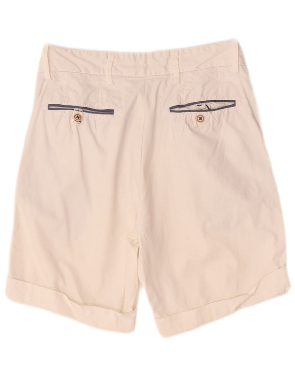 Zara Męskie spodenki chino EU 38 Small W30 Biała bawełna