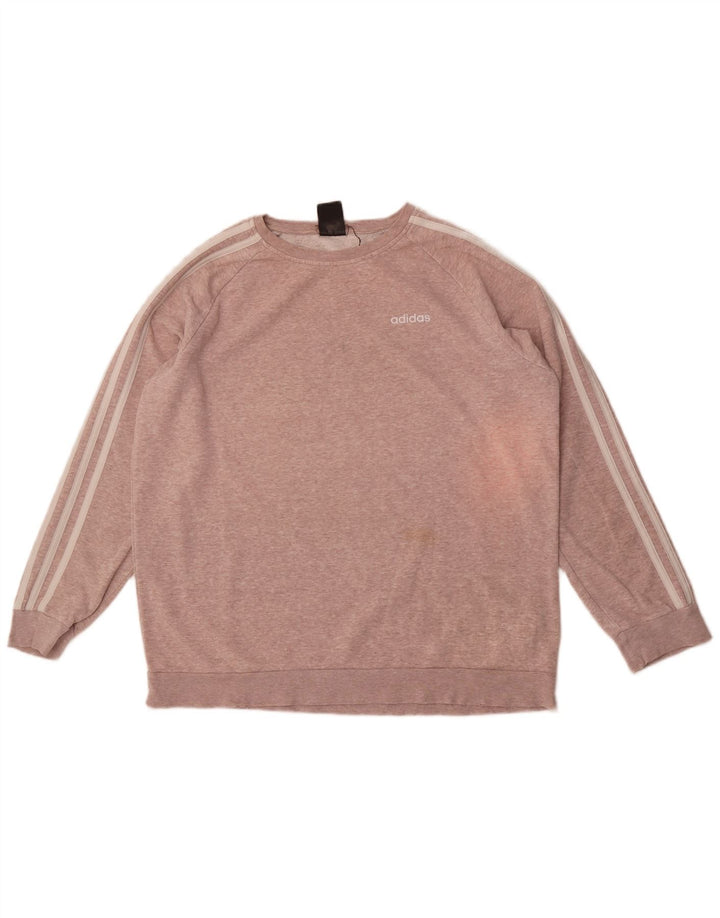 Bluza męska Adidas, duża, różowa, bawełniana