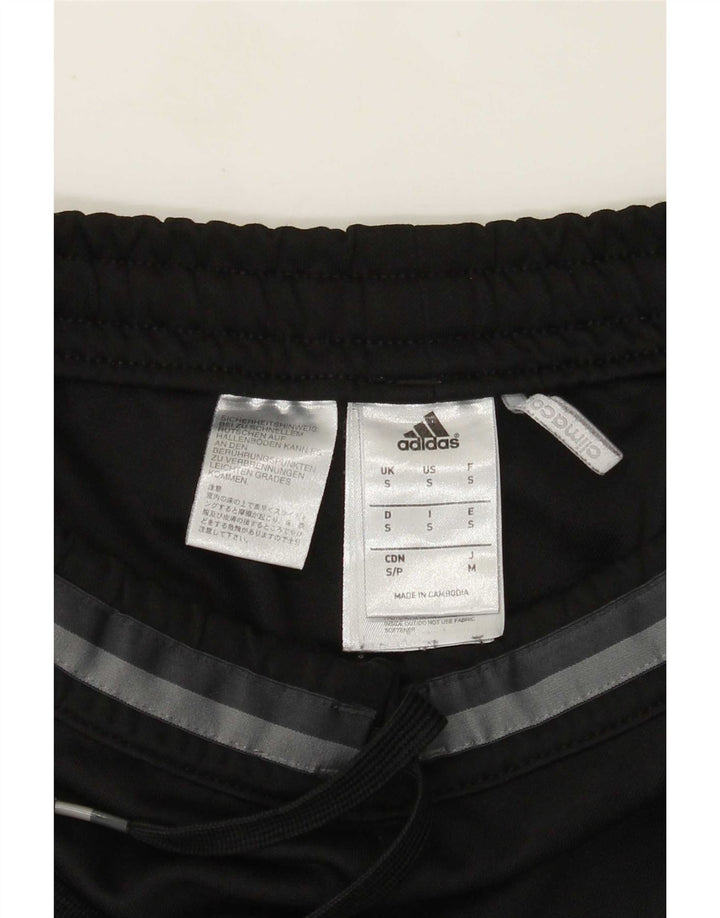 Męskie spodnie dresowe Adidas Climacool Graphic, małe, czarne, poliestrowe