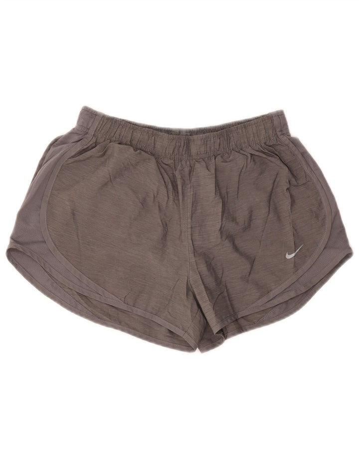 Damskie spodenki sportowe NIKE Dri Fit UK 14, średni szary poliester