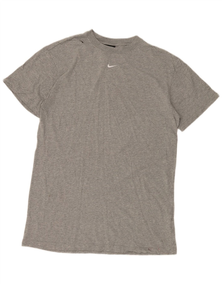 T-shirt męski NIKE Top, średnioszary, bawełniany