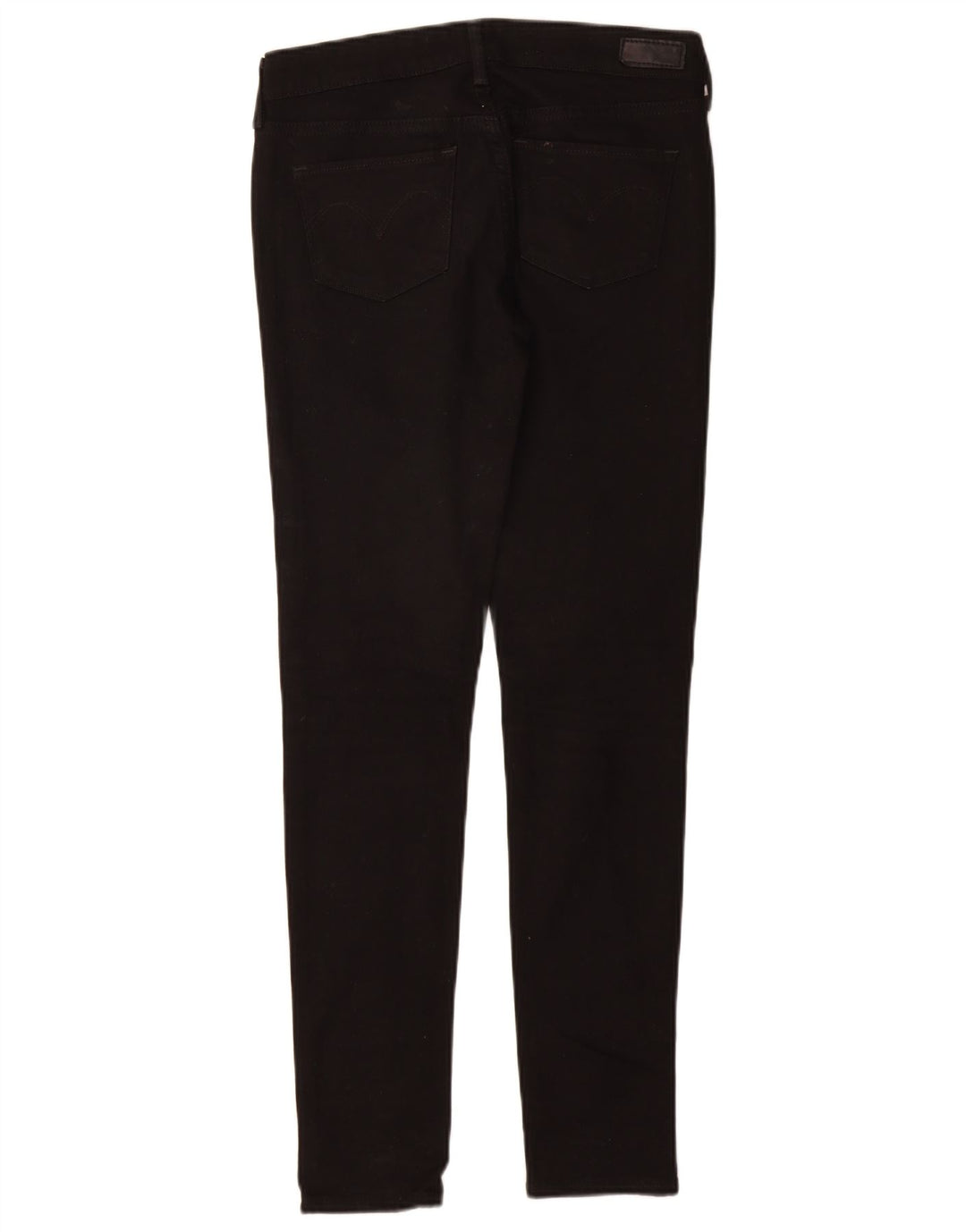 Damskie jeansy LEVI'S z lekkim zakrzywieniem i nowoczesnym stanem W25 L30, czarna bawełna