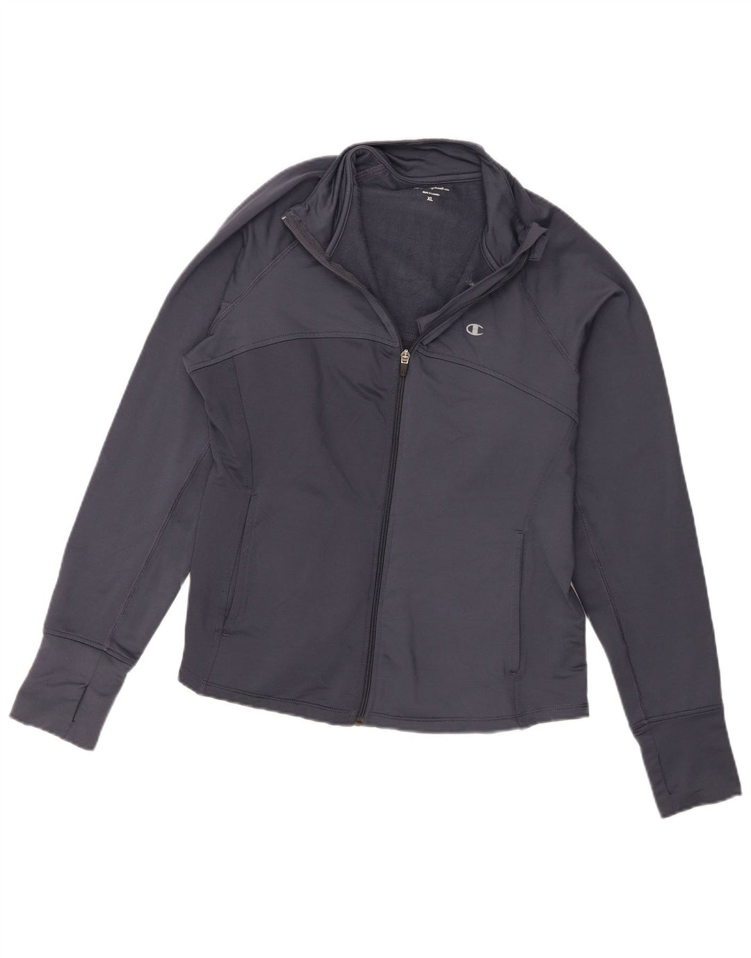 Damska kurtka dresowa Champion UK 18 XL granatowa, poliestrowa
