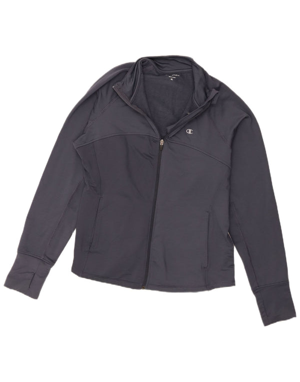Damska kurtka dresowa Champion UK 18 XL granatowa, poliestrowa