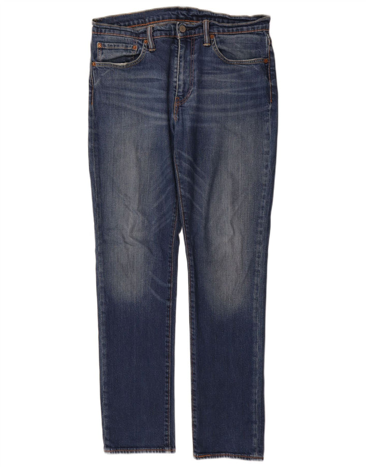 Męskie jeansy slim fit Levi's W34 L32 Niebieskie bawełniane