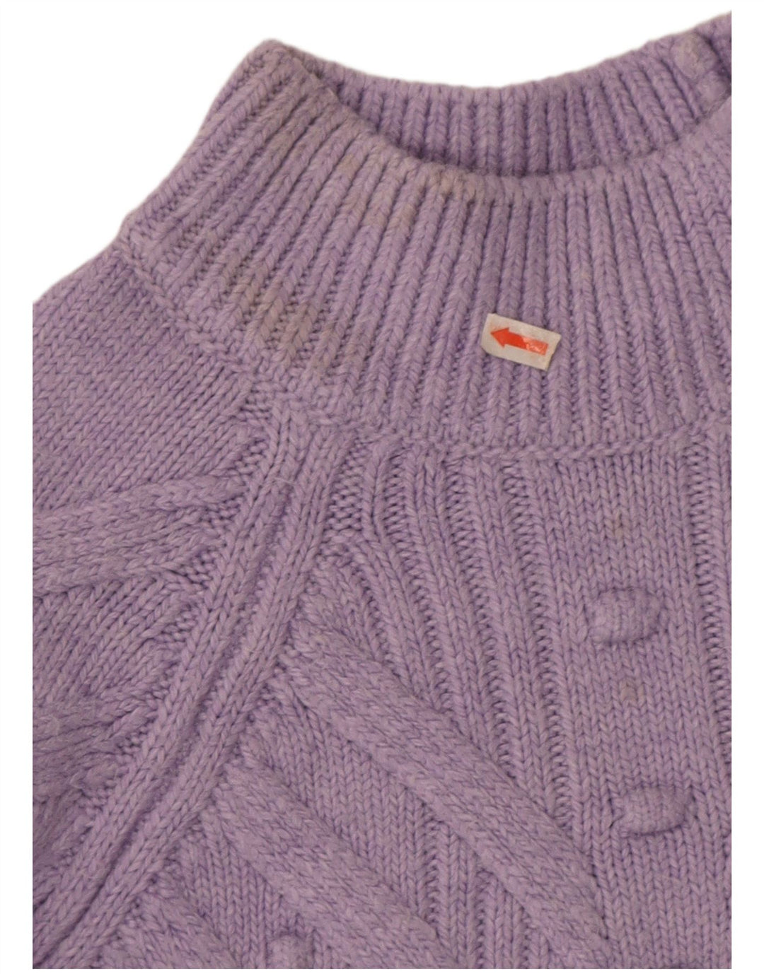 Marks & Spencer Damski sweter z golfem UK 14, średni fiolet