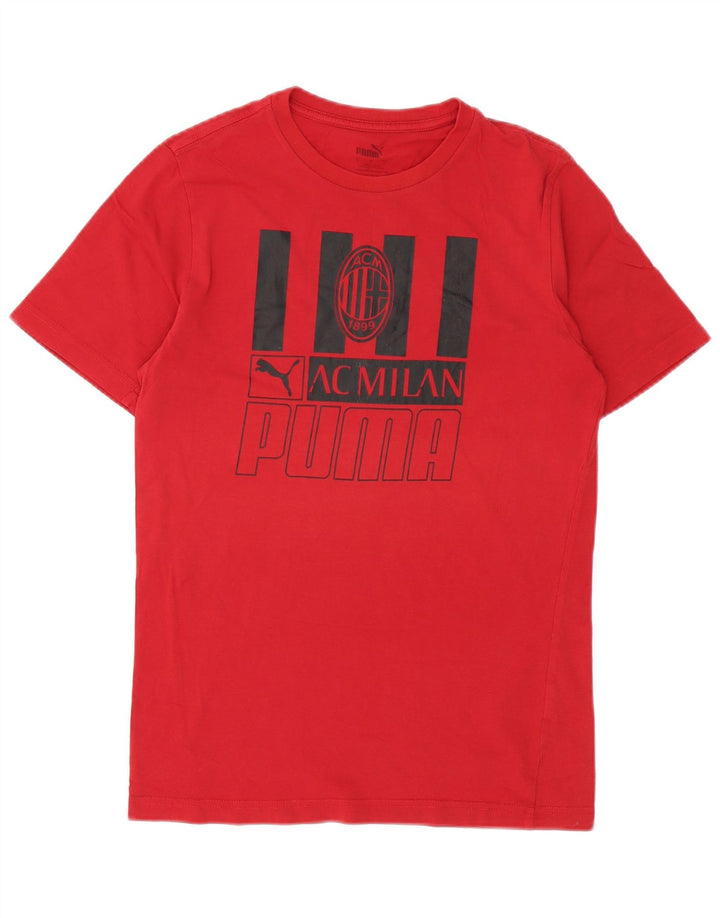 Męski T-shirt z grafiką Puma AC Milan, mały, czerwony