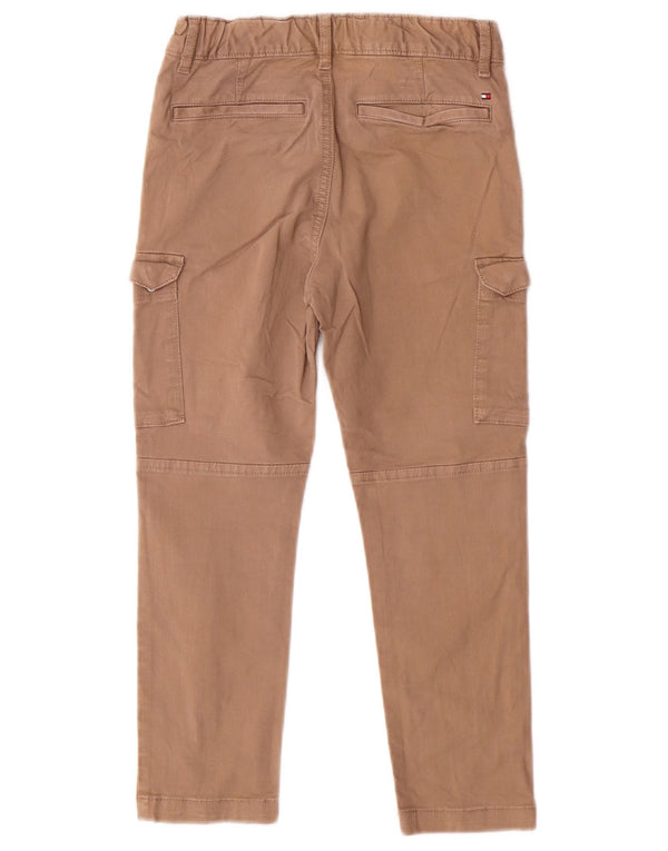 Spodnie chłopięce Tommy Hilfiger Slim Fit Cargo 6-7 lat W22 L19 Beżowa bawełna