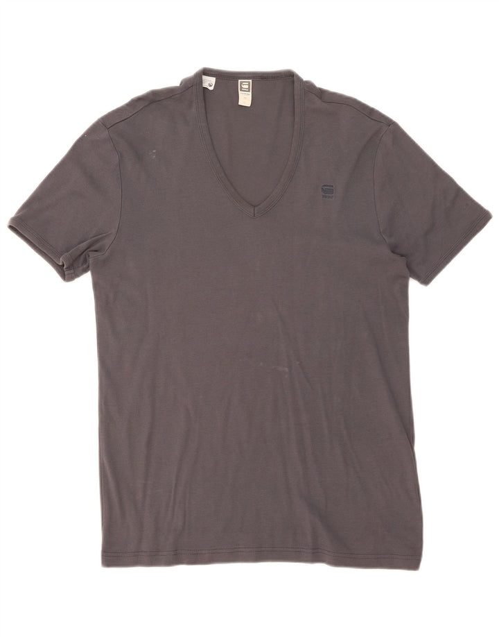 T-shirt męski G-Star XL, szary, bawełniany
