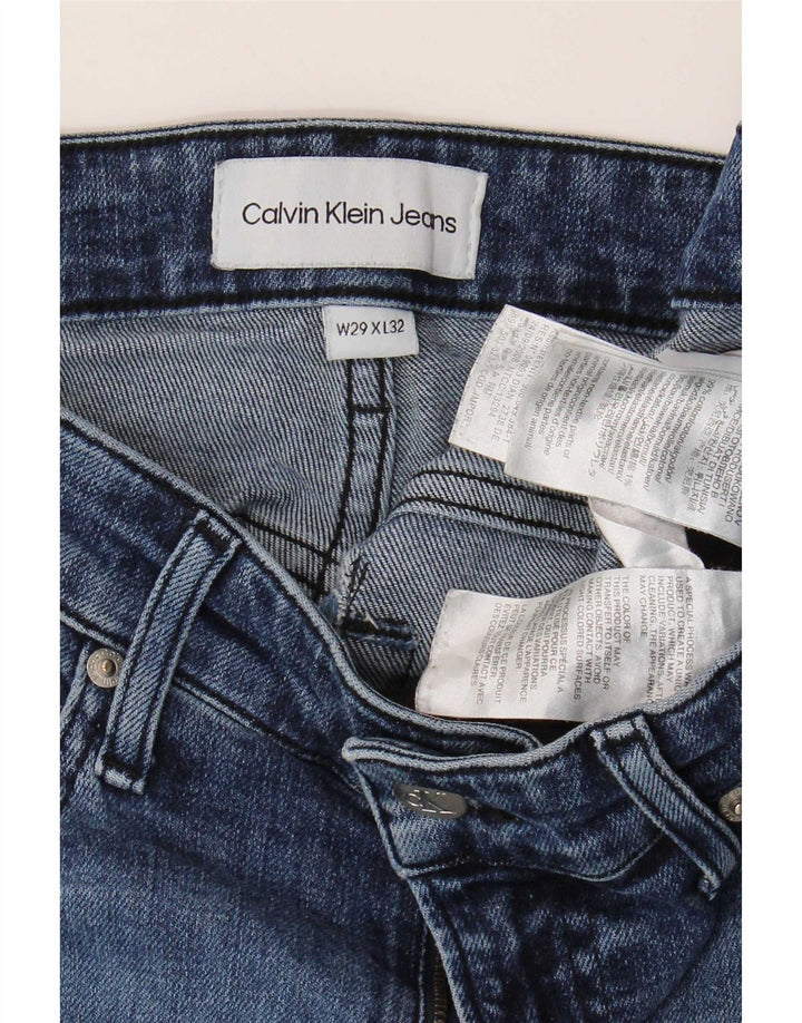 Męskie dżinsy Calvin Klein W29 L32 Niebieskie bawełniane
