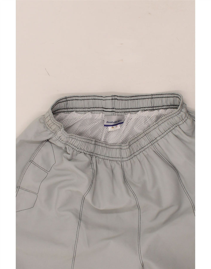 REEBOK Mens Sport Shorts Medium  Blue Polyester Vintage Reebok and Second-Hand Reebok from Messina Hembry 